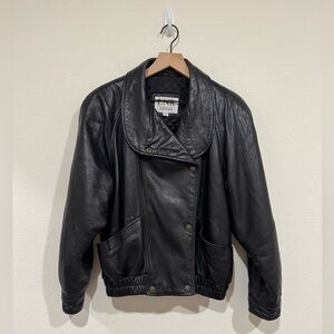 Vintage Black Leather Jacket